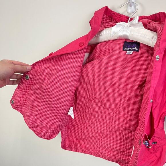 Vintage Carter's Hooded Pink Jacket 24 Months - Picture 4 of 11